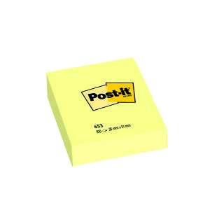 POST-IT 653 GIALLO 38MM X 51MM(173081)