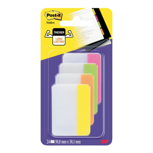 POST-IT� INDEX STRONG 686 PER ARCHIVIO - ROSA LIME ARANCI)