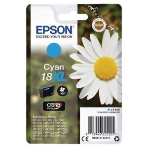 IJ EPSON T18XL CIANO MARGHERITA - ORIGINALE