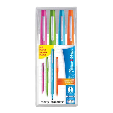 PENNA CON PUNTA SINTETICA FLAIR NYLON PAPERMATE - ASSORTITI)