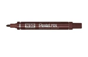 PENNARELLO PENTEL N50 MARRONE   
Punta: 4.3mm 
Tratto: 1.5